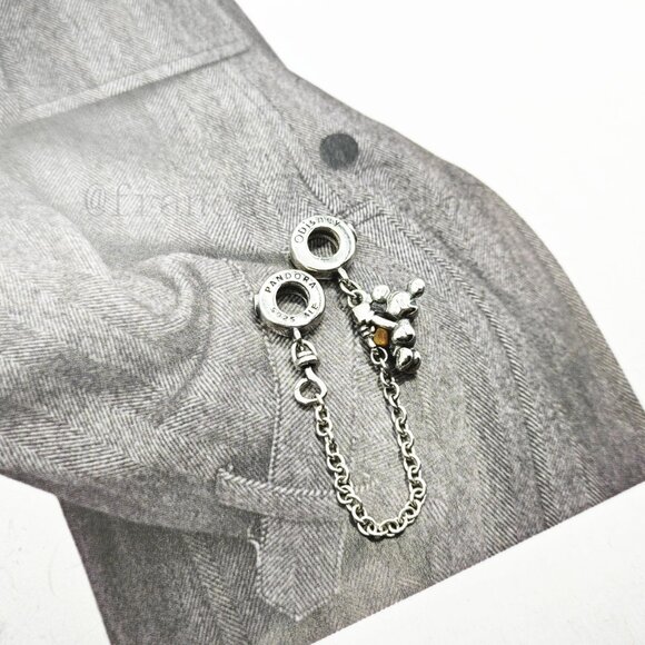 Pandora Climbing Mickey Safety Chain - Picture 4 of 4